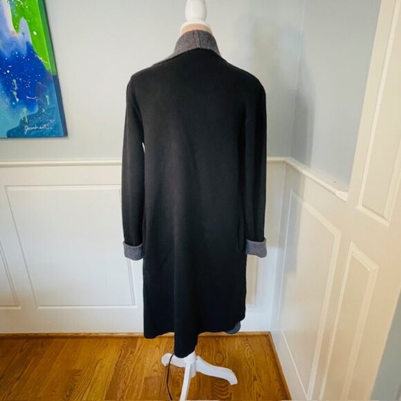 The Cashmere Project 100% Cashmere Open Front Long Cardigan Jacket Topper XS - Picture 3 of 7